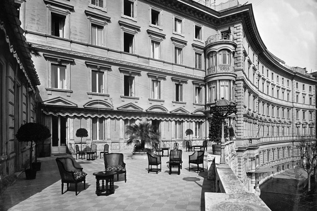 Picture of Hotel Majestic Roma in the 1930s