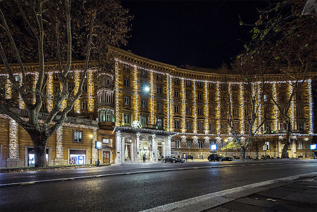 Hotel Majestic Roma - Nocturne View