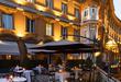 Hotel Majestic terrace at night